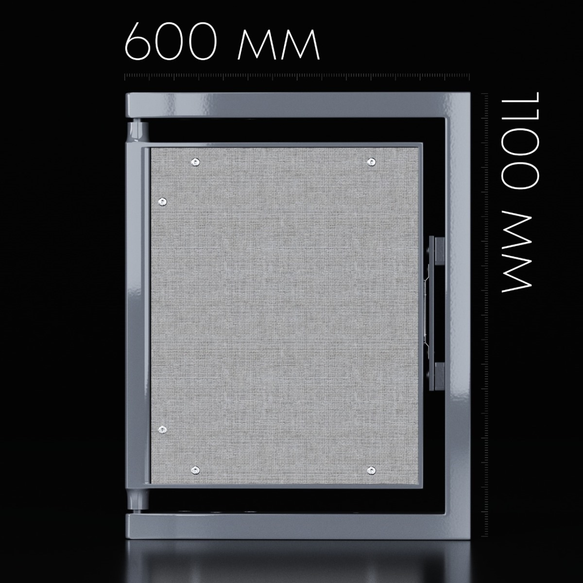 Люк одностворчатый Shagma 60х110 ревизионный под плитку ЛС600x1100В 5 Люк одностворчатый Shagma 60х110 ревизионный под плитку ЛС600x1100В — изображение 5